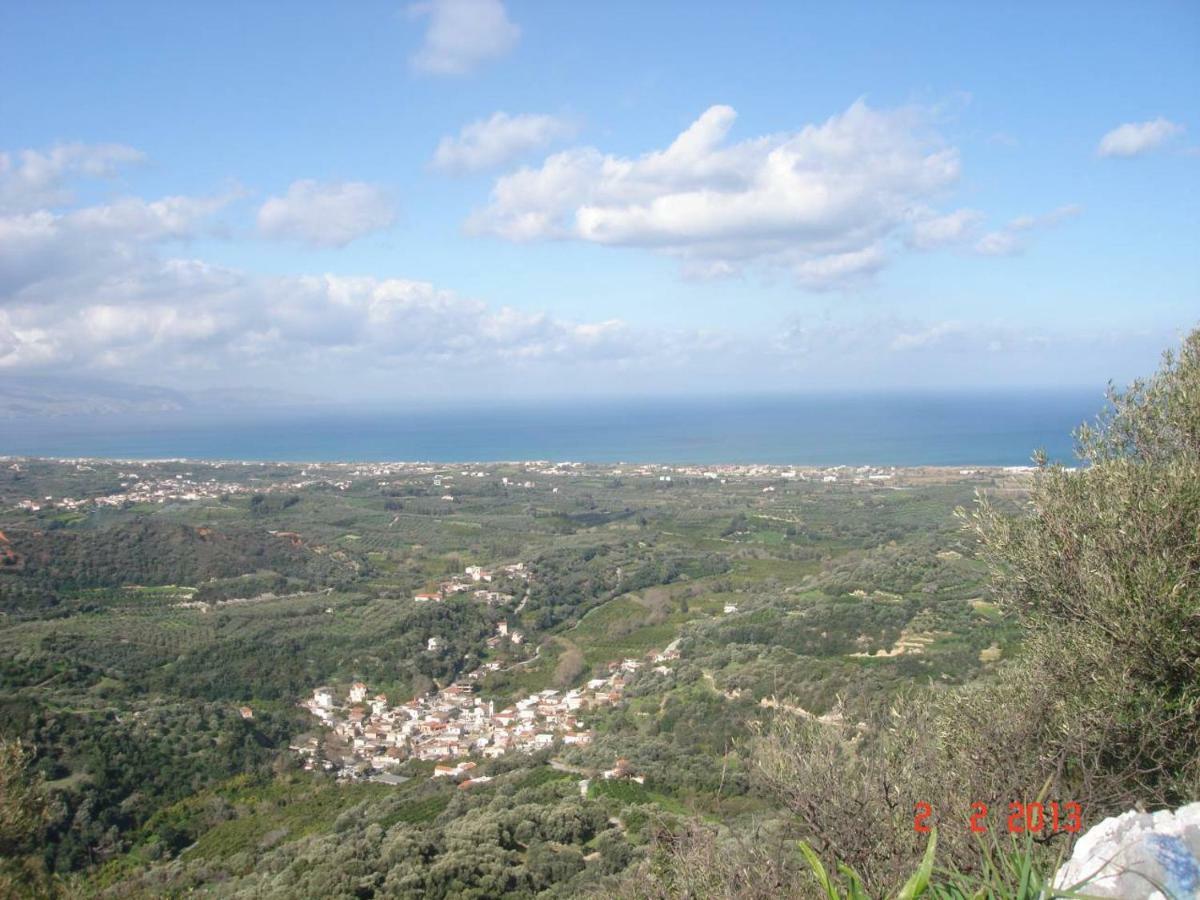 House With Sea View Close To Platanias Vrisai Exterior photo