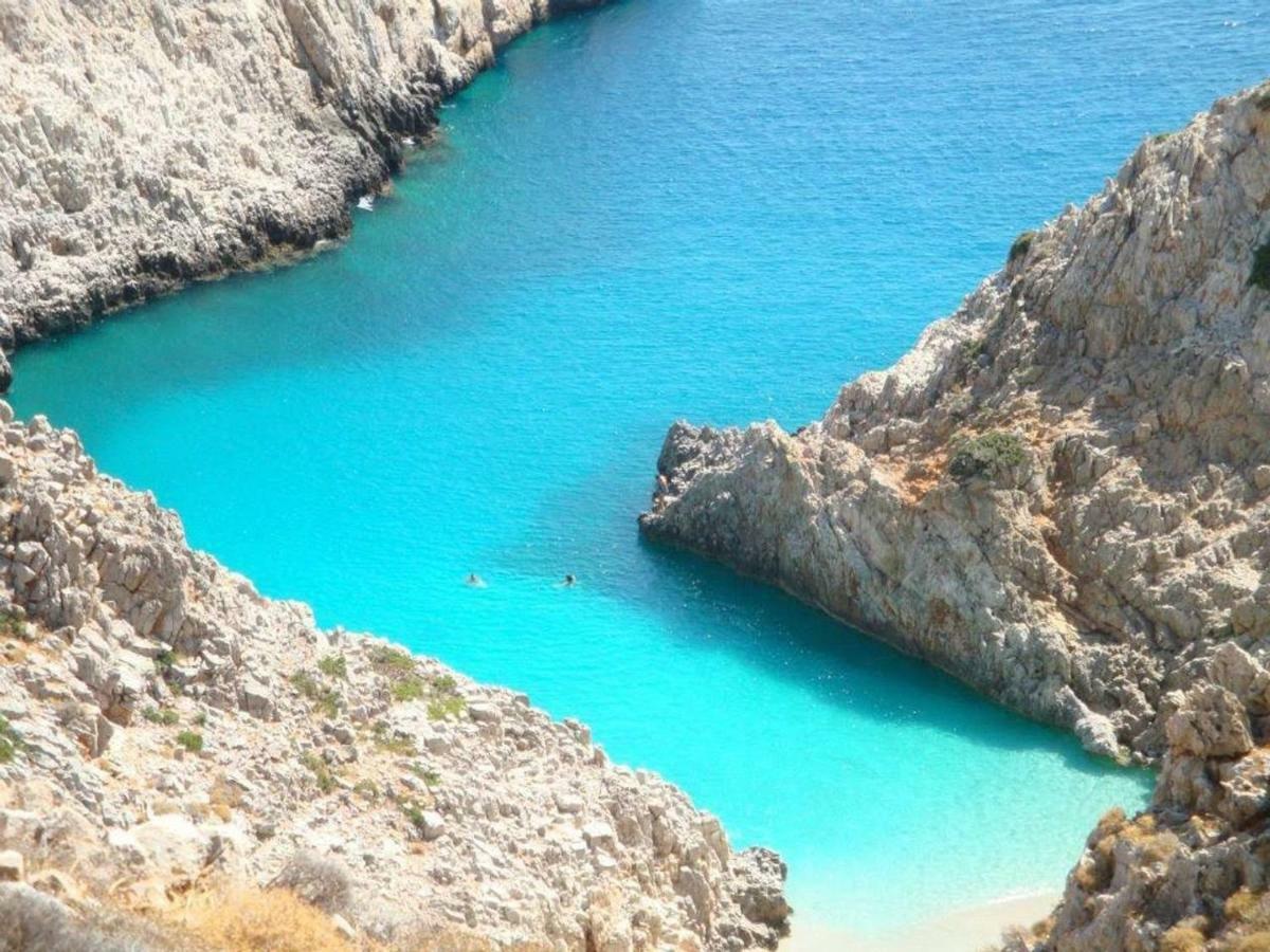 House With Sea View Close To Platanias Vrisai Exterior photo